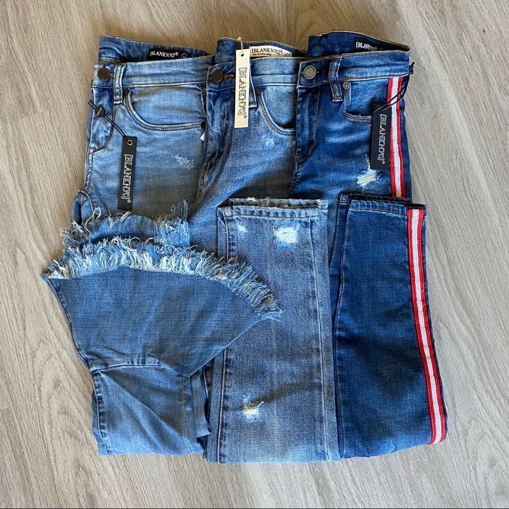 Blank NYC ⚡️ bundle ⚡️THREE pairs of size 24 jeans